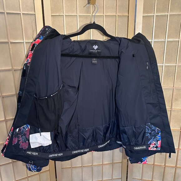 Obermeyer Tuscany II Size 6 Snow Ski Jacket Floral NWOT Boom Blooms - Picture 6 of 8